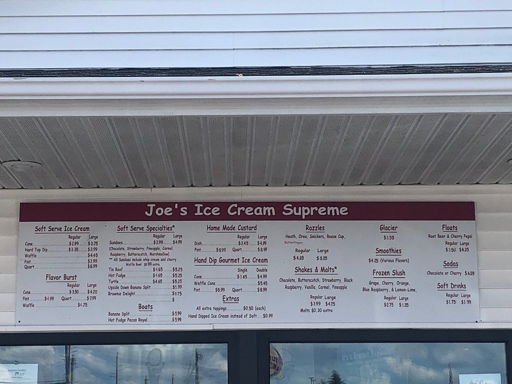Joes Ice Cream Supreme