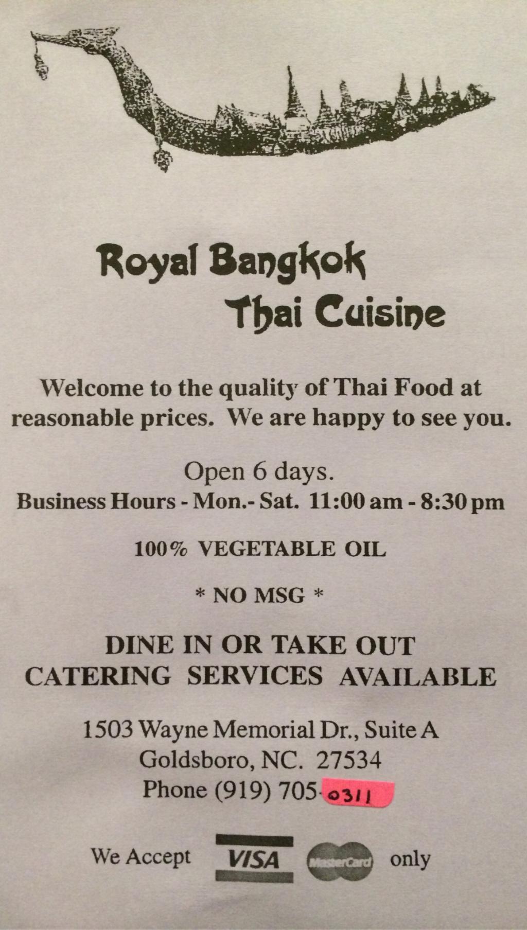 Royal Bangkok tdai Cuisine