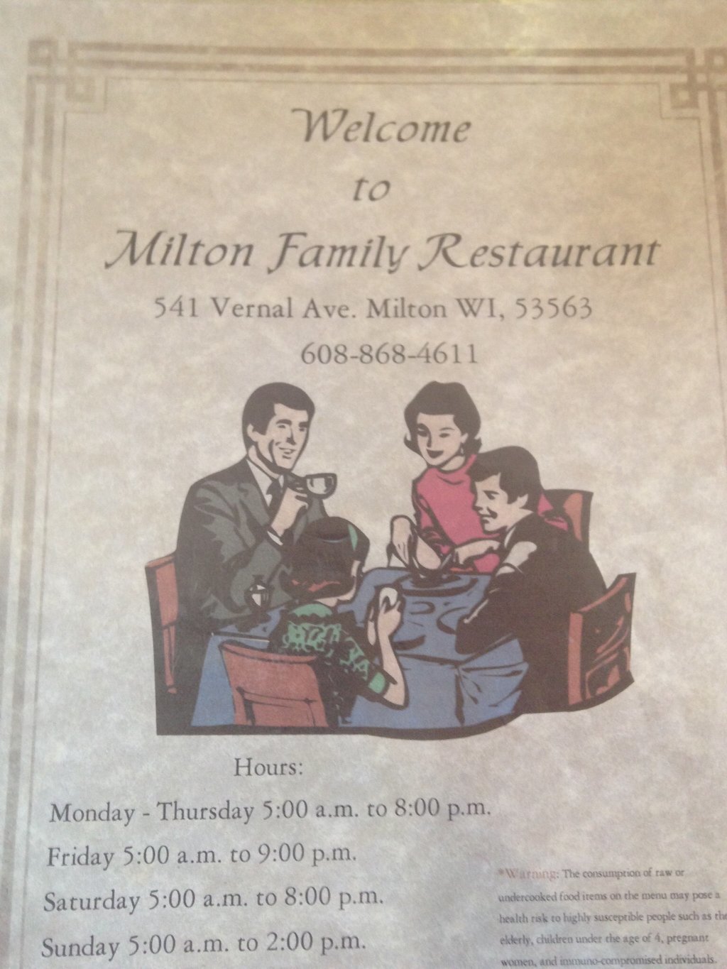 Milton Family Restaurant